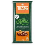 Chocolat au lait aux amandes avec stevia 75 g