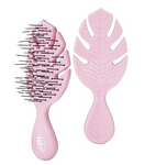 Mini brosse à cheveux démêlante - rose - Wet Brush (Go Green)