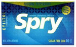 Chewing-gum au xylitol à la menthe poivrée sans gluten, 10 pièces (12 g) – Spry