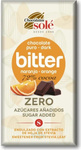 Chocolat amer 72% de cacao sans sucre ajouté à l'orange avec stévia 100 g