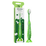 Brosse à dents pour enfants 6900 super souple dinosaure vert - Nordics