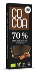 Chocolat noir 70 % aux noix de pécan Bio 40 g – Cocoa
