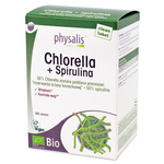 Chlorella + Spiruline, complément alimentaire Bio, 200 comprimés – Physalis