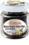 Vanille Bourbon moulue Bio en pot en verre 15 g - Biovegan