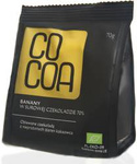 Bananes au chocolat 70% BIO 70 g