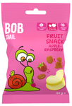 Pâtes de fruits pomme-framboise sans sucres ajoutés, sans gluten 40 g – Bob Snail