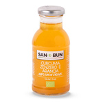 Pomme - gingembre - orange - curcuma boisson sans sucre ajouté sans gluten bio 200 ml - SAN E BUN