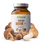 Extrait de champignon Shiitake (400 mg) complément alimentaire sans gluten 90 gélules - Biowen