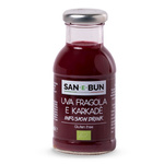 Boisson pomme - raisin - hibiscus sans sucre ajouté sans gluten bio 200 ml - San E Bun