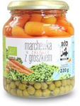 Carottes en marinade avec petits pois en bocal BIO 340 g (220 g)