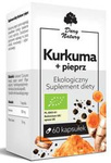 Complément alimentaire bio curcuma et poivre 60 gélules (555 mg) - Dar Natury