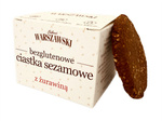 Biscuits au sésame et aux canneberges sans gluten 150 g - Warsaw Loveliness