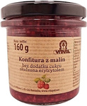 Confiture de framboises édulcorée à l'érythritol et sans sucre 160 g – Vitapol