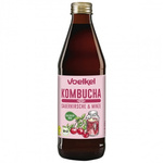 Kombucha cerise-menthe bio 330 ml – Voelkel
