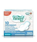 Serviettes hygiéniques avec ailettes pour la nuit 10 pcs.