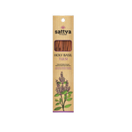 Encens indien Tulsi (15 bâtonnets), 30 g - Sattva
