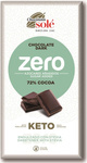 Chocolat amer 72% cacao sans sucre ajouté avec stevia KETO 100 g