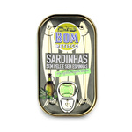 Sardines Premium sans peau ni arêtes à l'huile d'olive extra vierge 120 g (84 g) - Bom Petisco