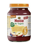 Pomme-myrtille sans gluten dès 5 mois Demeter Bio 190 g pot – Holle