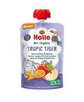 Compote tropicale Petit Tigre (pomme-mangue-fruit de la passion) sans sucres ajoutés Bio 100 g – Holle