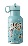 Bouteille thermique avec deux bouchons pour enfants carte animalière 350 ml - CHIC-MIC