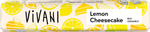 Tablette de chocolat au lait fourrée au cheesecake au citron bio 40 g - Vivani