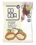 Amandes blanches glacées à la noix de coco Bio 70 g - Cacao