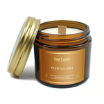 Bougie parfumée au soja avec mèche en bois biscuits en pain d'épices 120 ml - Your Candle