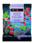 Bonbons mélisse, lavande et fruits des bois à la stévia, sans sucre 50 g – Pure&Good