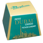 Chocolat au lait de Dubaï fourré à la pistache et gâteau kadayif 43 g - Meybona
