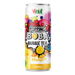 Boisson au thé Bubble Tea aux billes éclatantes et au jus de mangue 320 ml – Vinut