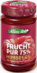 Mousse aux framboises (75% de fruits) BIO 250 g