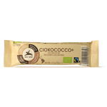Barre de céréales fourrée à la noix de coco et à la mangue avec enrobage de chocolat au lait équitable 33 g - ALCE NERO