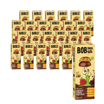 PACK DE 24 x Pomme et poire en chocolat au lait belge sans sucre ajouté sans gluten 30g - Bob Snail