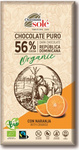 Chocolat amer 56% de cacao à l'orange BIO 100 g