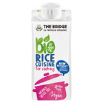 Crème de riz cuisine Bio, sans sucres ajoutés et sans gluten, 200 ml – The Bridge