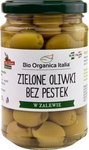 Olives vertes sans pépins en saumure BIO 280 g (160 g) (bocal)