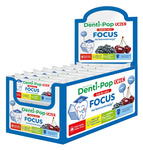 Sucette boule saveur cerise-myrtille pour la concentration sans sucre sans gluten, complément alimentaire 6 g - Mniam Mniam Starpharma – Denti - Pop