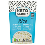 Pâtes de konjac en forme de riz sans gluten BIO 270 g – Keto Skinny