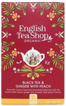 Thé noir au gingembre et à la pêche (20X2) Bio 40 g – English Tea Shop