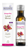 Oméga rose - mélange d'huiles de lin (framboise, cannelle, curcuma) bio 100 ml - BIO PLANETE