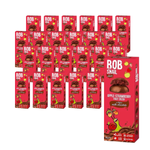 PACK DE 24 x Snack de pommes et de fraises au chocolat au lait 30 g