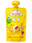 Purée Mangue, Pêche, Banane Bio 100 g – Fruchtbar