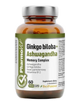 Ginkgo biloba + Ashwagandha memory complex 60 gélules - Pharmovit (Clean Label)