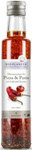 Huile pour pizzas et pâtes à l'arôme de piment et de tomate Bio 250 ml