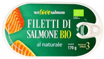 Filet de saumon au naturel Bio 170 g/100 g – We Love Salmon