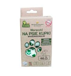 Sacs à déjections canines compostables et biodégradables, 6 rouleaux, 90 sacs – Froggy