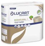 Papier toilette Écologique EcoNatural, 100% cellulose, 2 plis, 4 rouleaux, 400 feuilles – EcoNatural