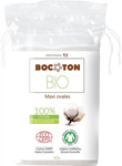 Disques de coton ovales Bio 40 pièces – Bocoton