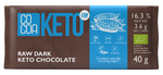Chocolat Keto à l'huile MCT sans sucres ajoutés BIO 40 g – Cocoa